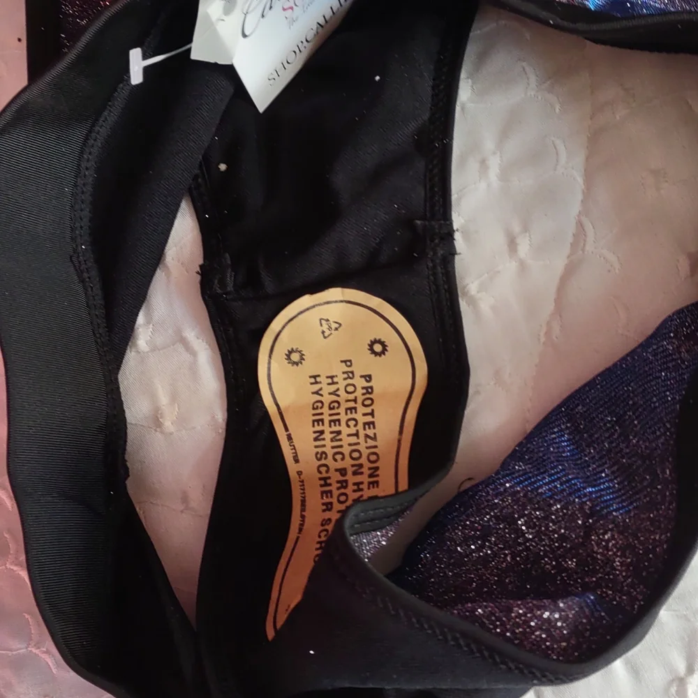 Women’s H.P.Galaxy Starry Night Lurex high-waist bottom cami top Bikini - Picture 6 of 11